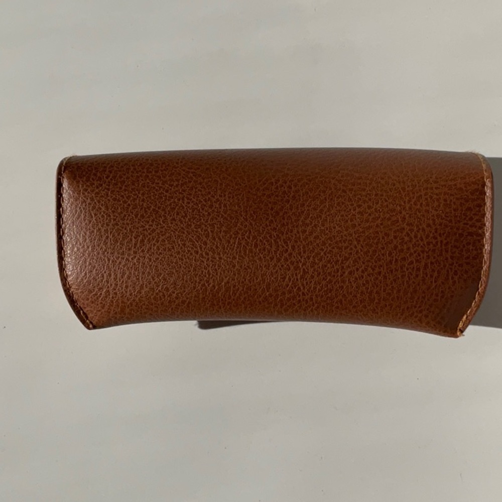 Authentic RAY-BAN brown leather sunglass case - Picture 2 of 7